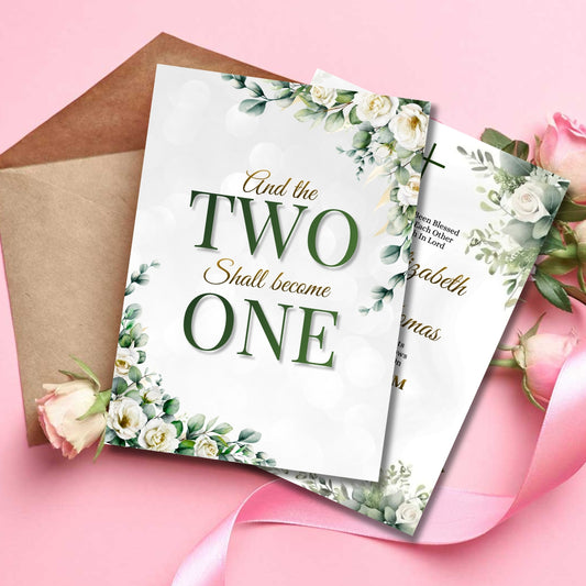Two shall Become one