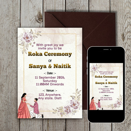 Sacred Beginning Digital Invitation