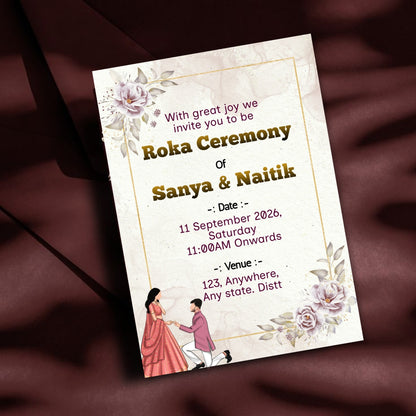 Sacred Beginning Digital Invitation