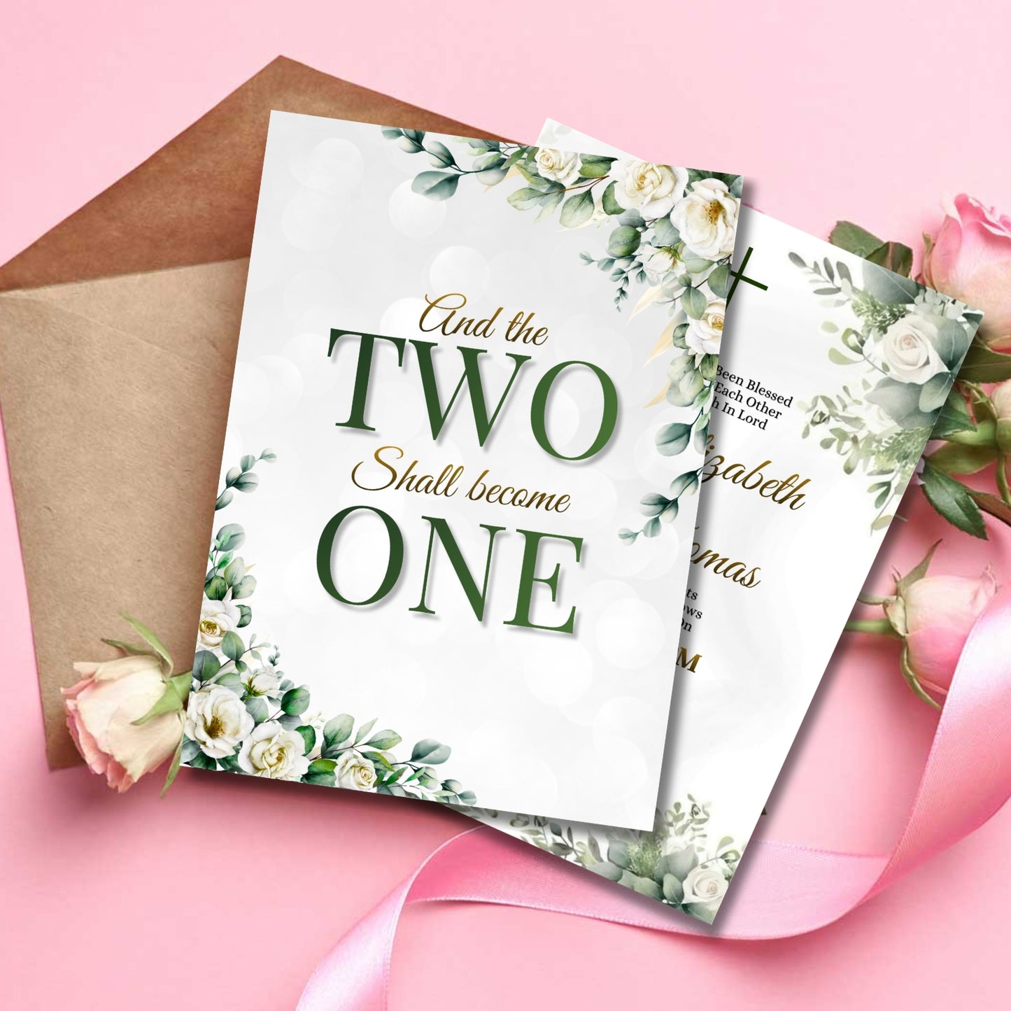 Two shall Become one